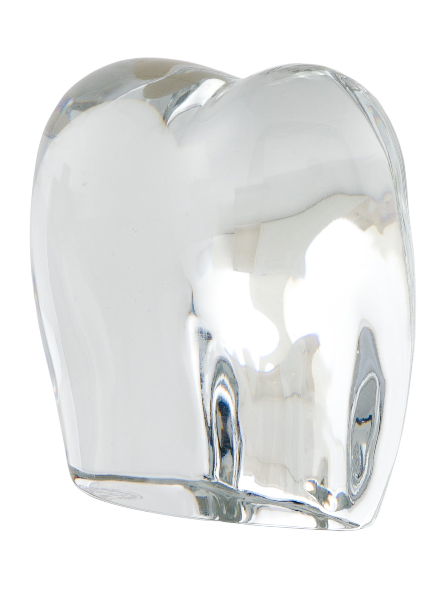 Baccarat Crystal Elephant Paperweight